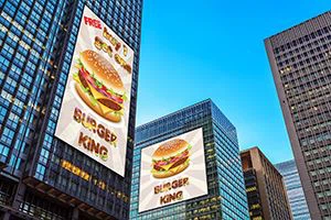 Billboard blockout banner Billboard blockout banner