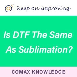 Kas DTF on sama mis sublimatsioon?